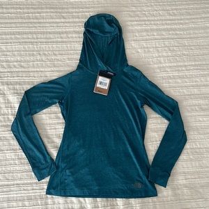 Northface mallard blue hyper layer hoodie XS